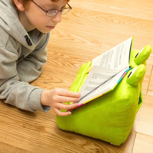 Thinking Gifts Monster Book and Tablet Reading Stand, Green