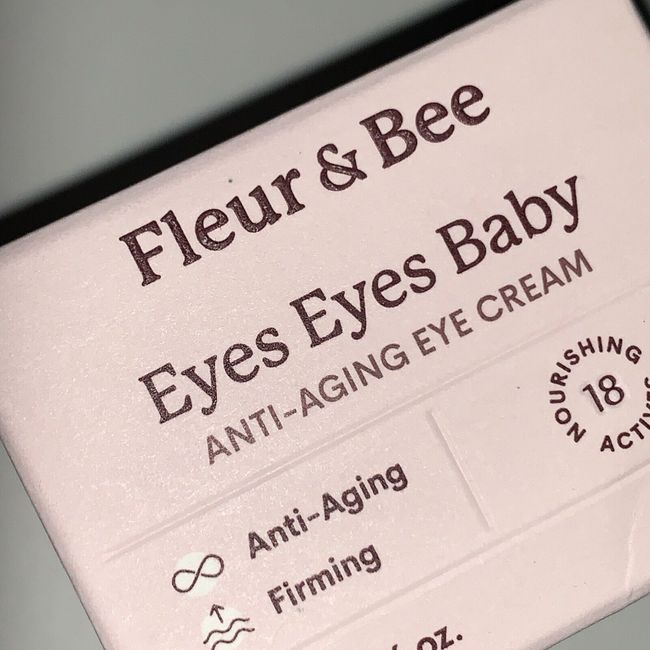 Fleur & Bee Eyes Eyes Baby Anti Aging EYE CREAM Depuff Coffee Firming