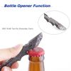 Hamans Titanium Pry Bar EDC Multi Tool with Bottle Opener Box Opener Clip Function (Multicolor)