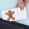 'Gingerbread Man with Red Buttons' Pill Box with Tablet Splitter (PI00030843)