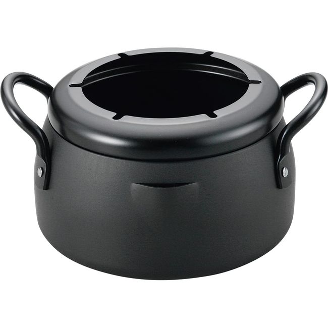 Wahei Freiz Enzo EM-036 Tsubamesanjo Skewer Frying Pot, 6.3 inches (16 cm), Iron, Compatible with Induction and Gas