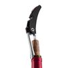 Vacu Vin Single Pull Corkscrew with Foil Cutter and Bottle Opener - Black 15cm