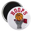 CafePress Basketball Hoops Magnets 2.25" Round Button Magnet (10 Pack)