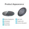 Techno S Fast 15W Max Wireless Charger with USB C Charging Cable - Gray Sky