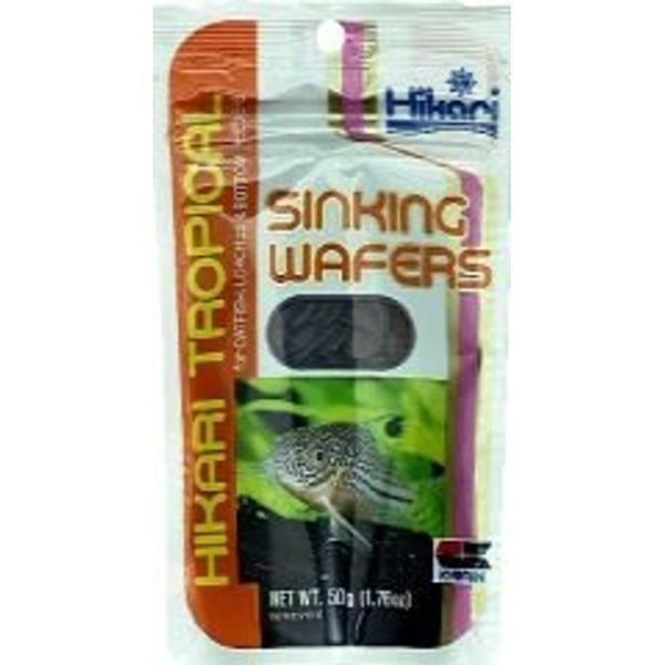 HIKARI Tropical Sinking Wafers Fish Food Size: 1.76 Ounces