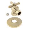 Kingston Brass CC44402XK Angle Stop Valve, Polished Brass