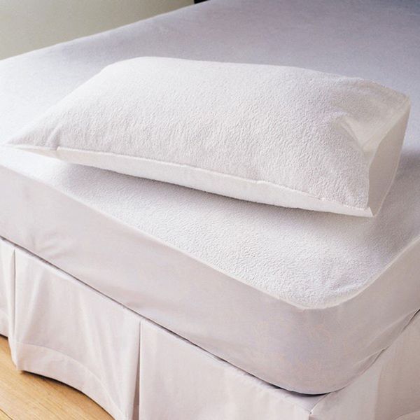 Haani Terry Towel material waterproof bedsheet comfortable no noise (Superking)