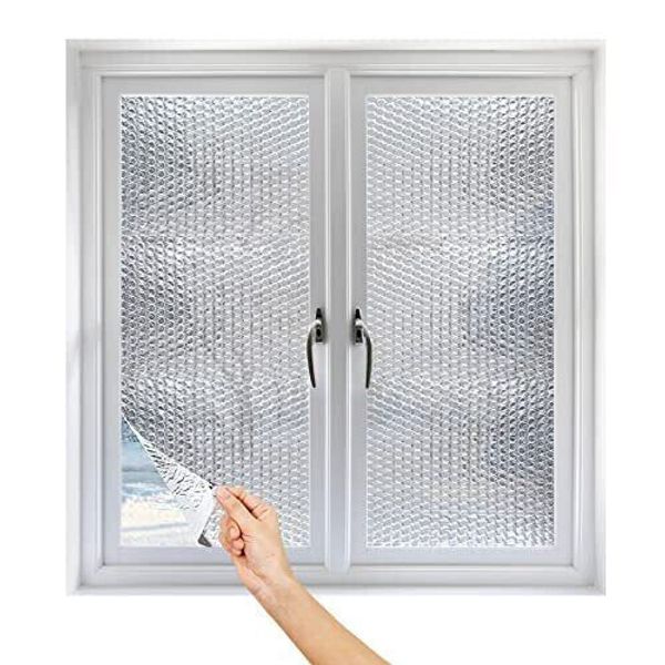 Reflectix Foil DOUBLE Insulation Reflective WINDOW SHUTTER KIT + ADHESIVE 2X8