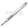 12 Pcs Scalpel/BP Handle # 4 With Scale Surgical Dental Veterinary Instruments