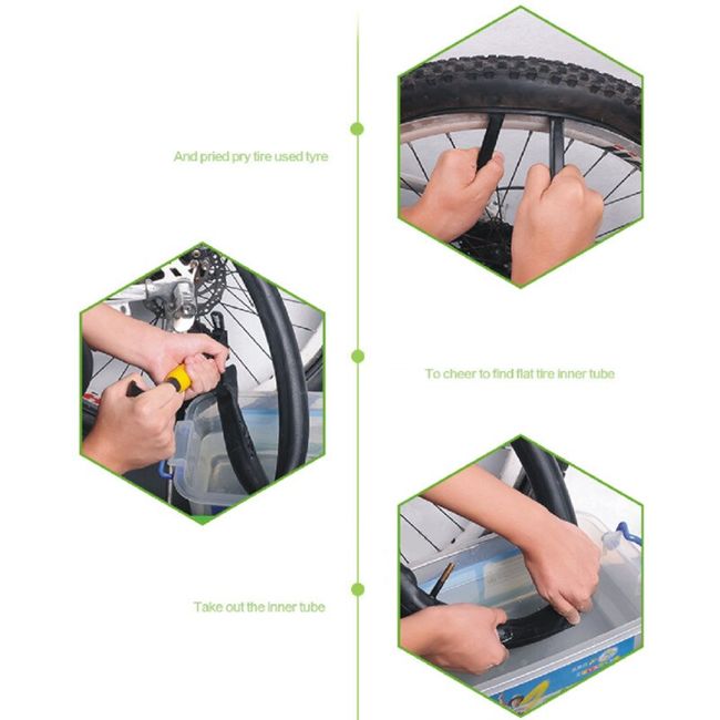 Bike Rubber Puncture Patches Round Square Bicycle Tire Tyre Rubber