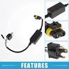 A ABSOPRO LED Car Headlight Canbus Decoder H4 Anti Flicker Resistor (Set of 2)