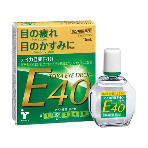【第3類医薬品】テイカ目薬E40 15mL ×10