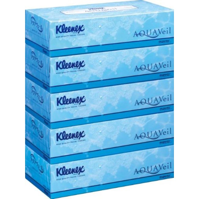 Cleanneck Tissue Aqua Veil, 360 Sheets (180 Pairs) x 5 Packs x 9 Sets