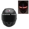 customTAYLOR33 Reflective Helmet Visor Decals (Many Styles & Colors) (Sold as Pair) (CUSTOM TEXT)