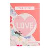 Hallmark Reversible Sequin Wife Birthday Card 'Love' - Medium