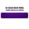 Candy Purple 2U Rack Panel – 19” Solid Steel Faceplate – Custom Finishes!
