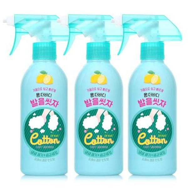 On the Body Wash Feet Fresh Lemon Mint Flavor 385ml