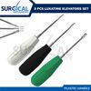 Luxating Elevators Set of 3 Pcs Straight with Plastic Handle Dental German Grade