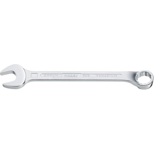 HAZET 603-15 180 mm 12-Point Profile Combination Wrench - Chrome-Plated