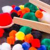 Essentials By Leisure Arts Pom Poms, Bold Neon -Assorted Sizes, 100 Pieces Per Pack