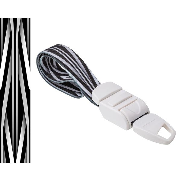 ROLSELEY Medical Tourniquet with 3D STEEL PLAIT BLACK & WHITE Pattern with ABS Plastic Buckle Latex Free Elastic Band Perfect for Doctors, Nurses, Students and Paramedics