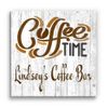 Custom Coffee Time Sign For Coffee Bar or Kitchen