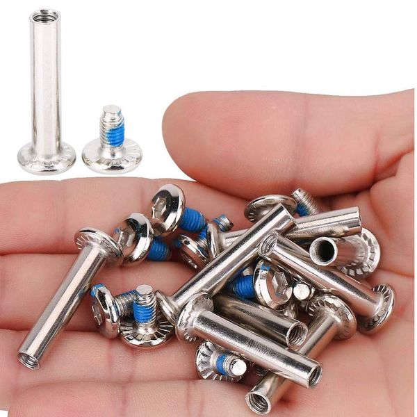 VGEBY1 10Pcs Skating Screws, Inline Skate Wheel Screw Iron Replacement Skate Wheel Axle(31mm)