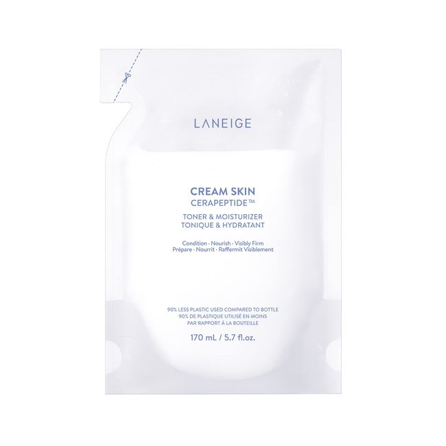 LANEIGE Cream Skin Toner & Moisturizer with Ceramides and Peptides