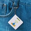 'Daffodils In A Vase' Keyring Tape Measure/Spirit Level Tool (KM00041315)