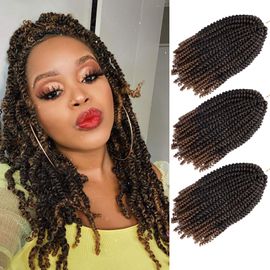 10 Inch Spring Twist Crochet Braids Hair for Butterfly Locs Bomb Twist –  EveryMarket