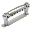 Tune O matic guitar tailpiece/stop bar in chrome