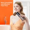 Bitvae Water Dental flosser for Teeth, Cordless Water Teeth Cleaner Picks, IPX7 Waterproof Water Flosser, 3 Modes 6 Jet Tips, USB Rechargeable Water Dental Picks for Cleaning, Black