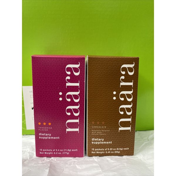 Naara by Jeunesse Global - 2 Box /2 Flavor  Tangerine & Chocolate Exp: 10/24