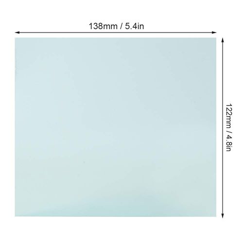 10Pcs Welding Helmet Lens Transparent Protective Plate Spare Replacement Lens 138x122mm for Welding The Outer or Inner Protective Sheet of The Cover