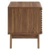 Modway Render Mid-Century Modern 19" Vinyl Record Display Stand in Walnut, 19...