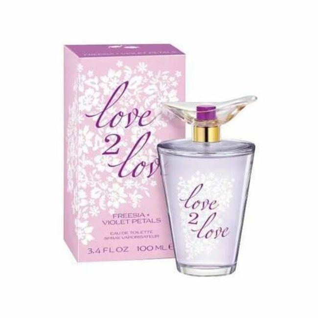 Love 2 Love Freesia + Violet Petals EDT 3.3/ 3.4 OZ LOT OF 3
