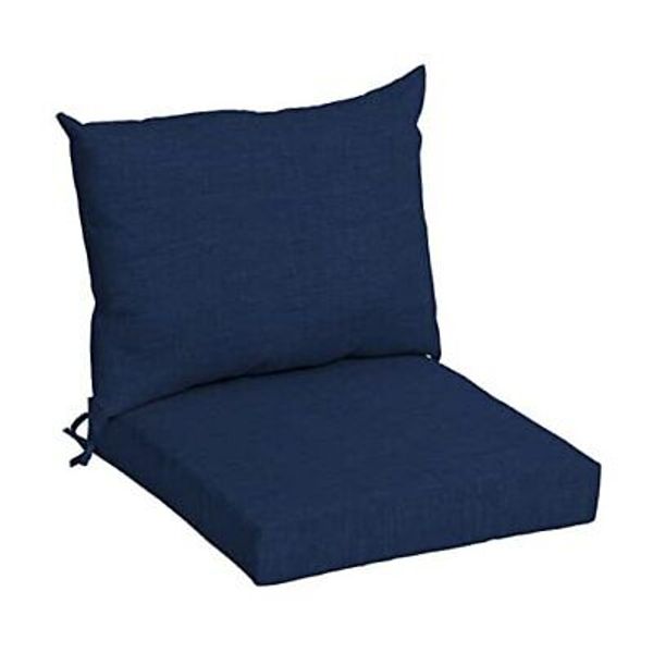 Outdoor Dining Chair Cushion, Sapphire Blue Leala 21 x 21 Dining Cushion Set