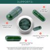 Organic Spirulina & Cracked Cell Chlorella Chlorophyll Capsules -180 Capsules