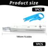 Punch Down Tool,Rj45 Socket Puncher Electrical Tools & Testers Multi-Function Professional Punchdown,for Ethernet Sockets Cat5 Cat5e Cat6 Cat7 Cat8 Telephone Cable Terminals with Wire Blue Stripper