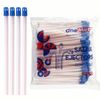 1000(10 Bags)CLEAR/BLUE Disposable Dental Saliva Ejector Evacuation Suction Tips
