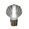 Dependable Industries inc. Essentials Set of 2 Sea Shell LED Night Light On/Off Switch