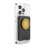 Monogram Initial Letter N Pop Socket Yellow Letter N PopSockets PopWallet for MagSafe