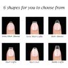Short Coffin Nail Tips-360 PCS Matte Soft Gel Nail Tips,Acrylic False Gelly Nail Tips,False Nails Acrylic Nail Tips,15 Sizes,Gel Nail Tips Kit