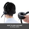 Elecom HS-HP101UNCBK Wired USB Connection Foldable Headset with Mic Mute Function 40mm Driver for Binaural [Dual Microphone Noise Reduction] Black