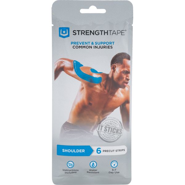 StrengthTape Shoulder Kinesiology Taping Kit, Blue