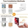Metal Wall Mount for myQ Smart Garage Security Camera, No Drill White