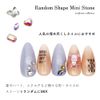 Rhinestone Random Shape Mini Stone (Aurora) Approximately 20 Pieces irogel Nail Town
