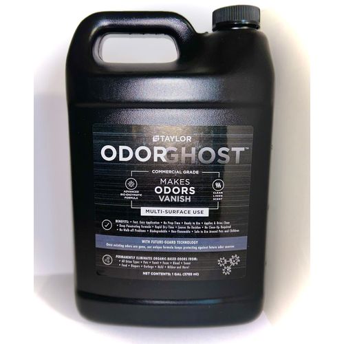 Multi-Surface Odor Eliminator - Odor Ghost - Eliminates Organic Based Odors - Resilient Flooring, Carpet, Tile, Grout, Countertops, Subfloor, Upholstry - 1 Gallon Odor Control Treatment