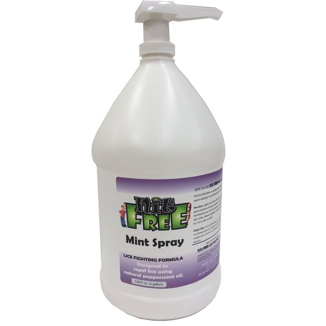 Nit Free Mint Head Lice Spray Refill (Peppermint, 128-Ounce)