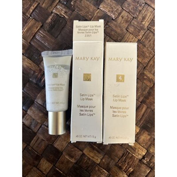 2X New In Box Mary Kay Satin Lips Lip Balm & Mask 13 G Ec Nib